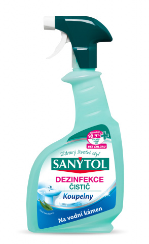 Sanytol dezinfekce čistič, koupelny sprej 500ml